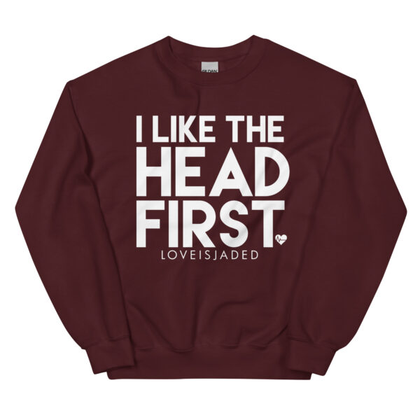 HEAD FIRST Unisex Sweatshirt - Image 3
